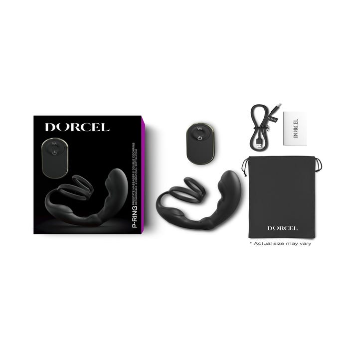 Stimulateur Prostatique Vibrant & Double Cockring P-Ring