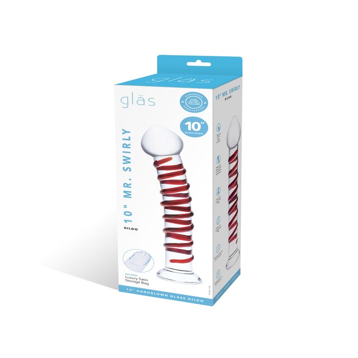 Dildo en Verre Mr. Swirly 23,5 cm