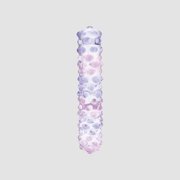 Dildo en Verre Purple Rose Nubby 22,9 cm
