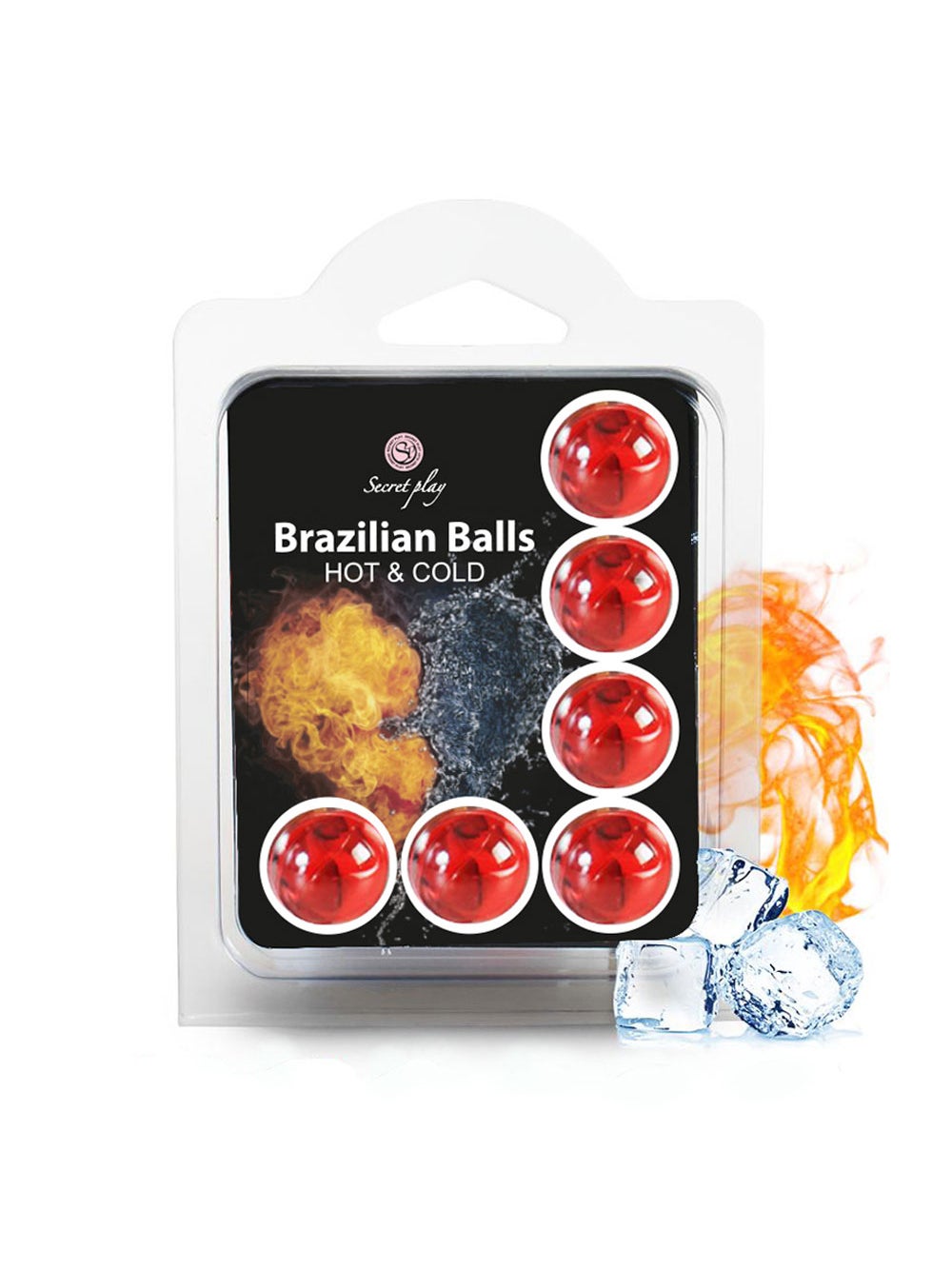 Boules de Massage Effet Chaud-Froid Brazilian Balls x6
