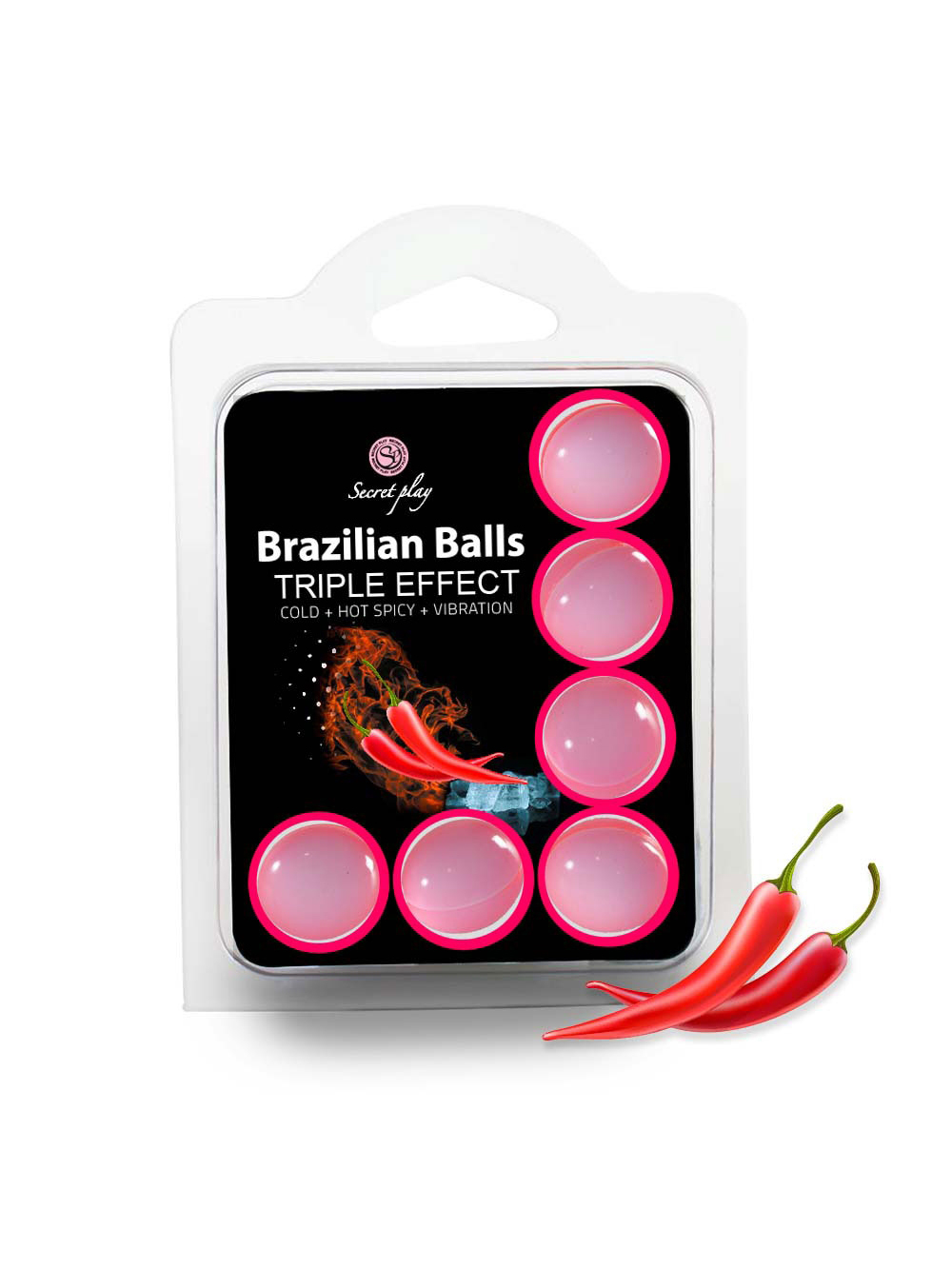 Boules de Massage Triple Effect Brazilian Balls x6