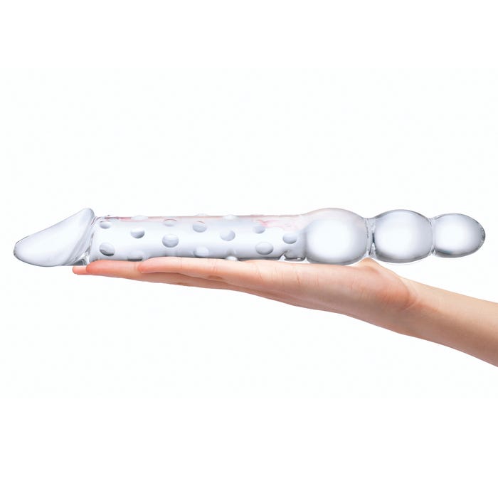 Dildo en Verre Double Ended 28 cm