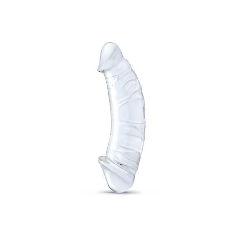 Double Dong en Verre Girthy Realistic