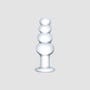 Plug Anal en Verre Beaded 17 cm