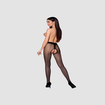 Collant Ouvert TI022 20 DEN Noir