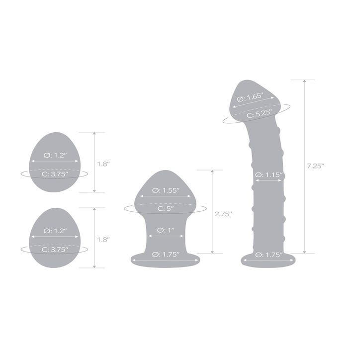 Coffret Sextoys en Verre Mr. Swirly Set
