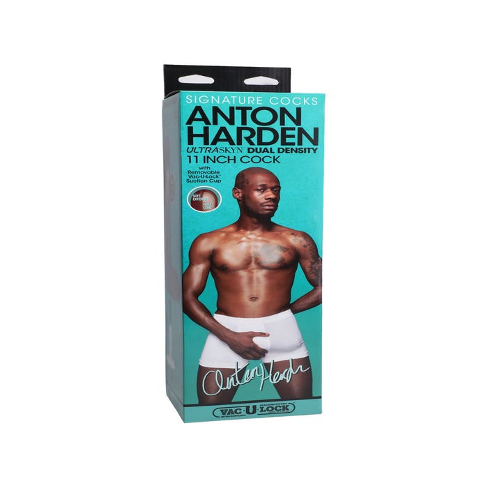 Gode XXL avec Testicules Vac-U-Lock Anton Harden 28 cm Signature Cocks