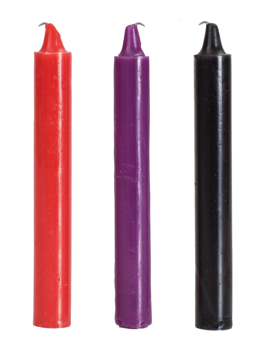 Kit 3 bougies BDSM Japanese Drip Candles main product photo