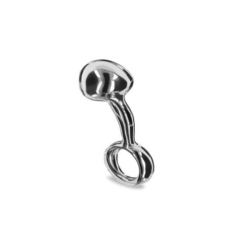 Plug Anal Acier Fine Stimulation Steel Pleasure Large