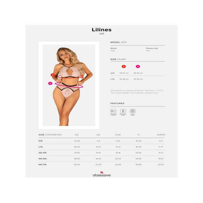 Ensemble 2 Pièces Lilines Rose