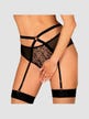 Culotte Ouverte Porte-Jarretelles Allunes Noire