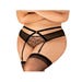 Culotte Ouverte Porte-Jarretelles Allunes Noire GT