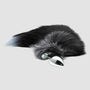 Black & White Fox Tail L