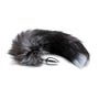 Black & White Fox Tail L
