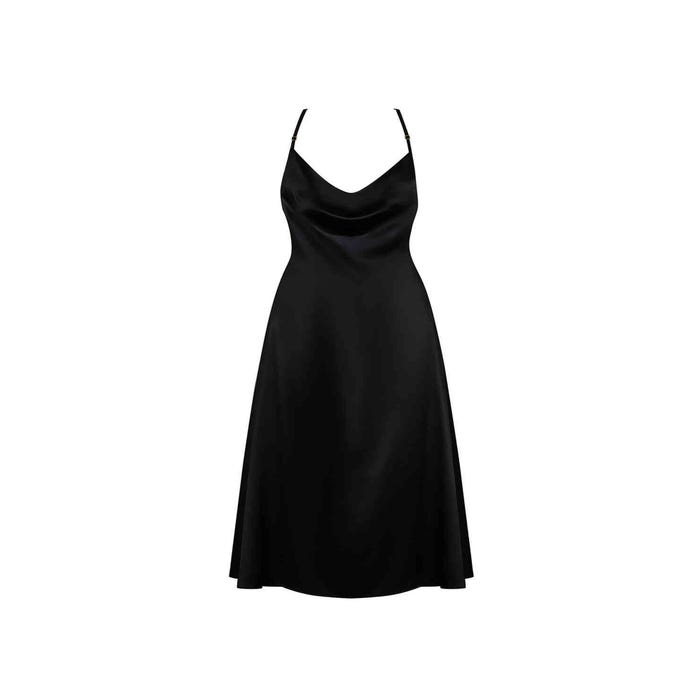 Robe Longue Agatya Noire