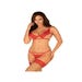 Ensemble 2 Pièces Ouvert Mellania Rouge