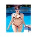 Micro Bikini CR4603 Rouge & Noir