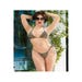 Maillot de Bain 3 Pièces CR4604 Léopard