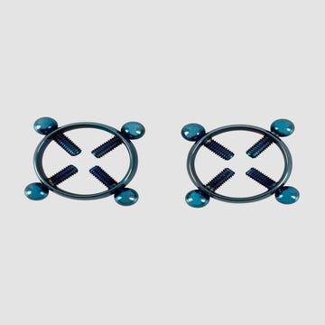 Pinces à Tétons X Nipple Jewellery Bleu