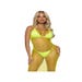 Robe Longue 86963 Résille Jaune