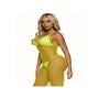 Robe Longue 86963 Résille Jaune