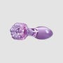 Plug Anal en Verre Crystal Flower