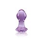 Plug Anal en Verre Crystal Rose