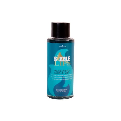Gel de Massage Chauffant Sizzle Lips Sorbet Myrtille 125 ml