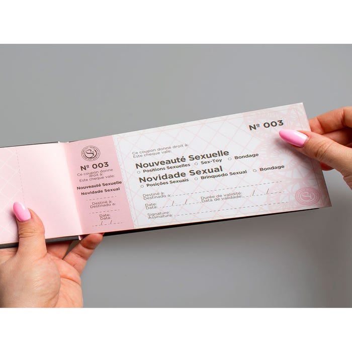 Chéquier Érotique Sex Coupons
