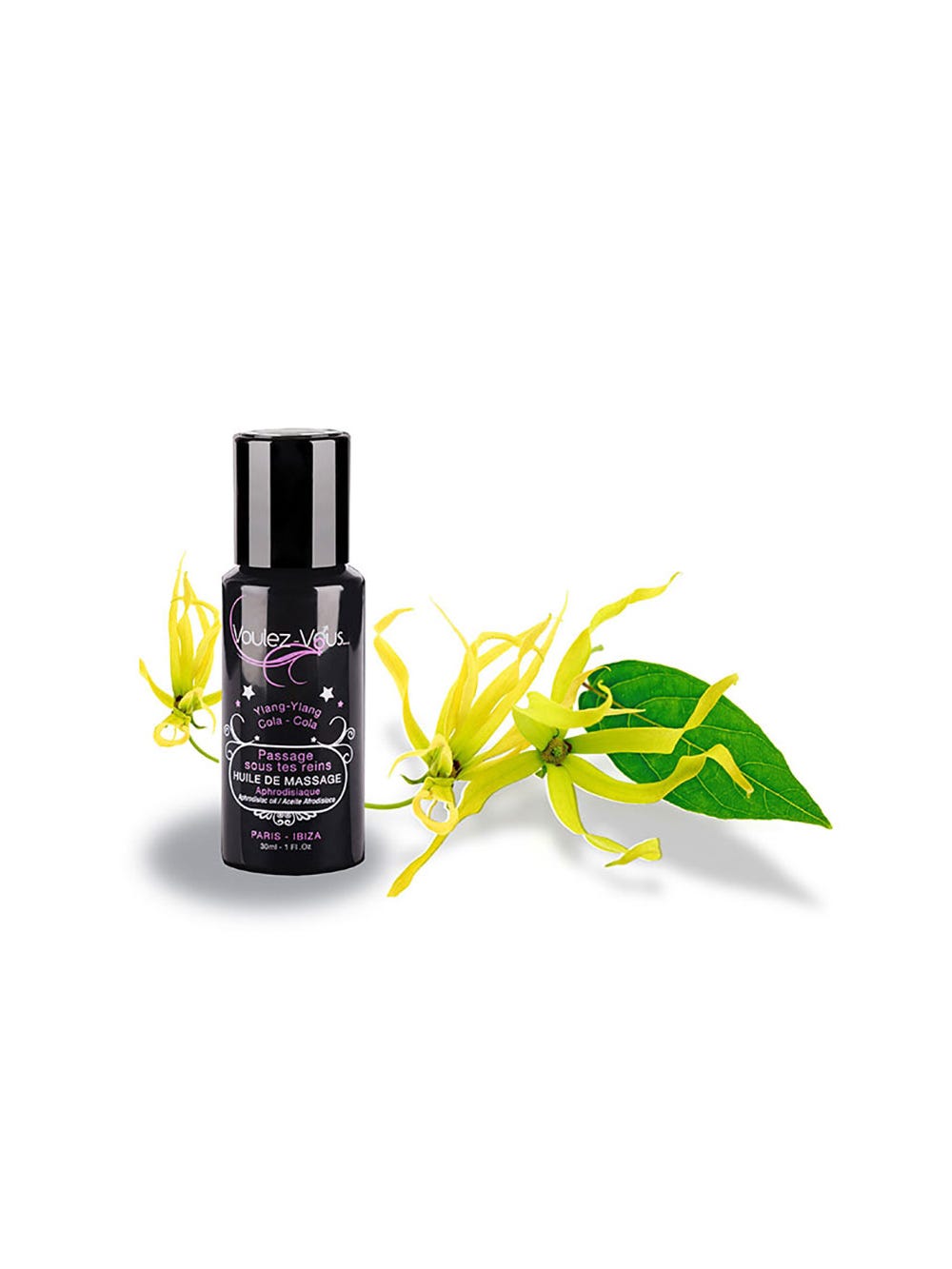 Huile de massage aphrodisiaque Passage sous tes reins 30 ml main product photo