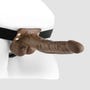Gode Ceinture Creux avec Testicules 17,8 cm Hollow Strap-On