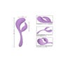 Vibromasseur Rabbit Elle Liquid Silicone Dual Flicker