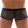 Boxer boutons dentelle noir