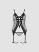Guêpière Beth Leather Collection Noire
