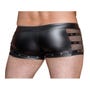 Boxer Résille & Pressions Wetlook Noir