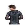 T-Shirt Manches Longues Effet Reptile Noir