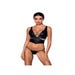 Ensemble 2 Pièces Semi-Corset Francesca Leather Collection Noir