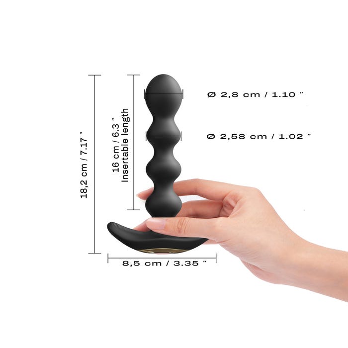 Chapelet Anal Vibrant Télécommandé Flexi Balls