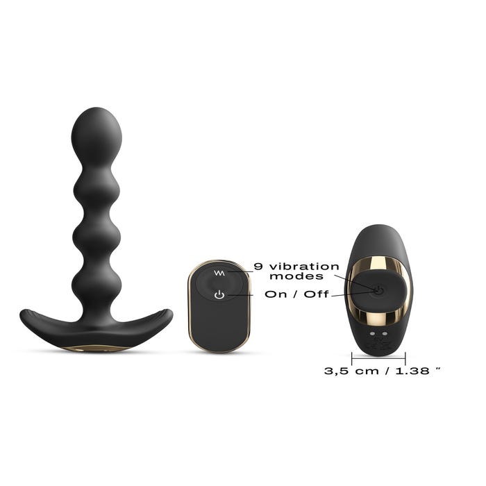 Chapelet Anal Vibrant Télécommandé Flexi Balls