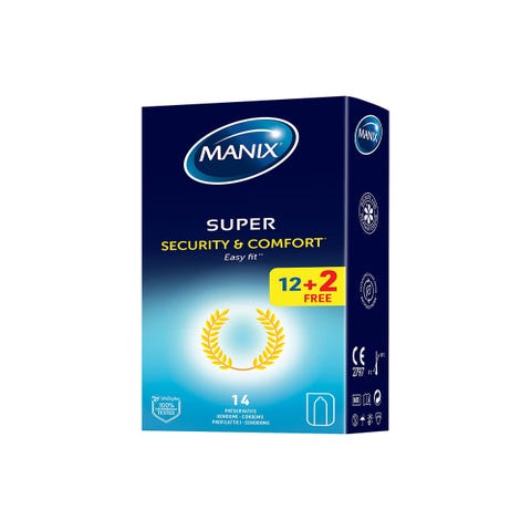 Préservatifs Super Boîte de 12 + 2 Gratuits
