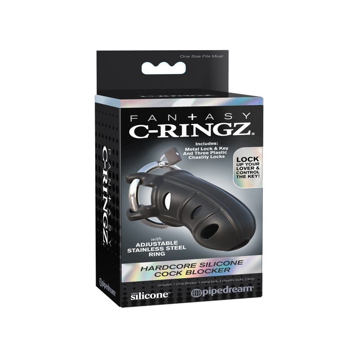 Cage de Chasteté Silicone Hardcore Cock Blocker