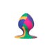 Plug Anal Tie-Dye Cheeky Medium
