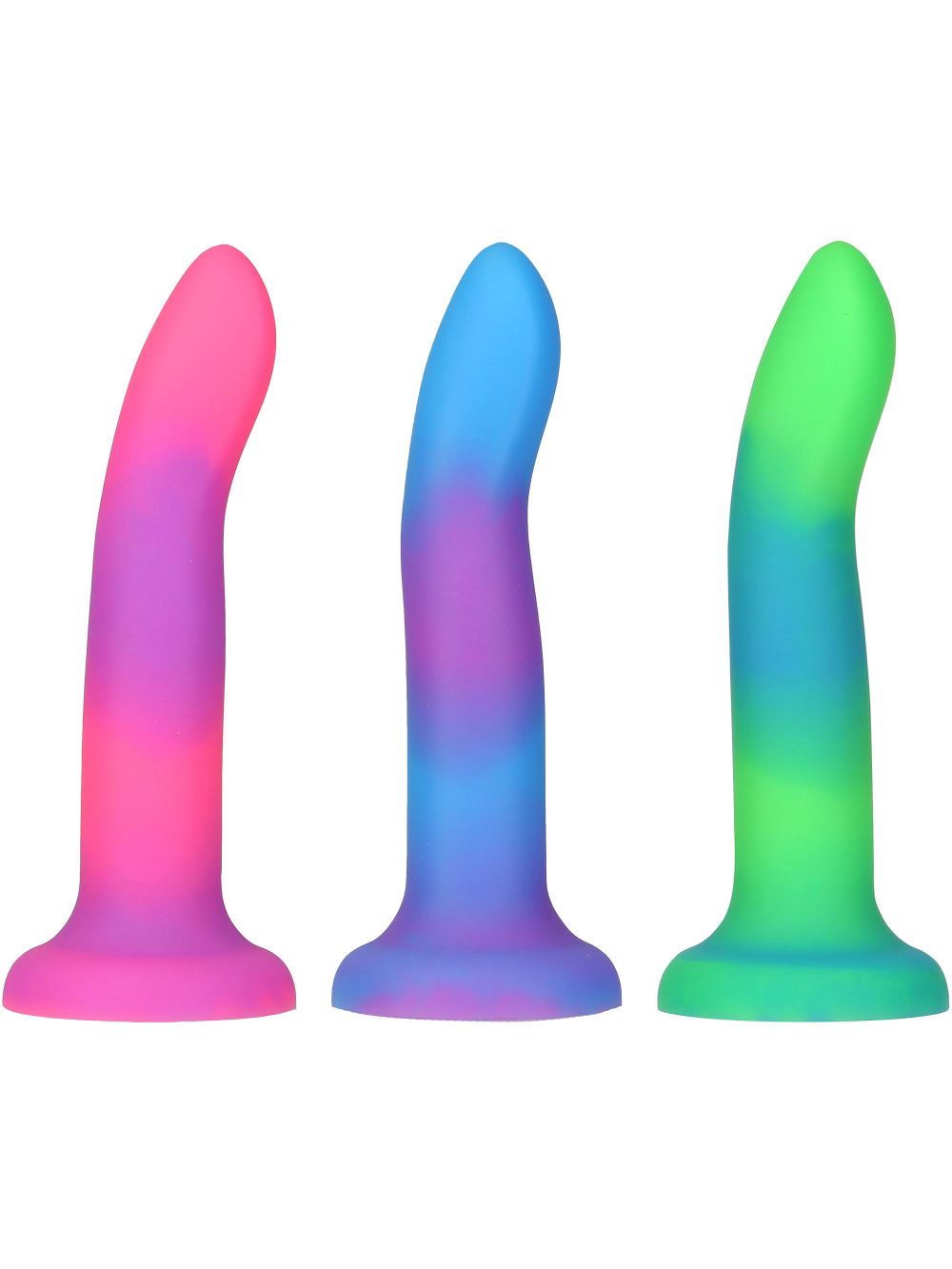 Dildo Ventouse Phosphorescent Rave 20,3 cm