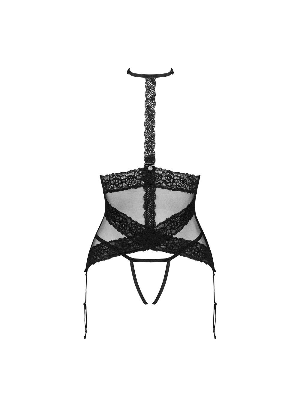 Guêpière Ouverte Lacrisia Noire main product photo