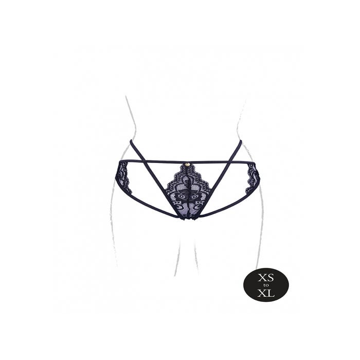 Culotte Ouverte Léna Noire