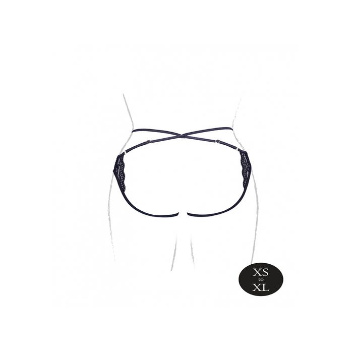 Culotte Ouverte Léna Noire