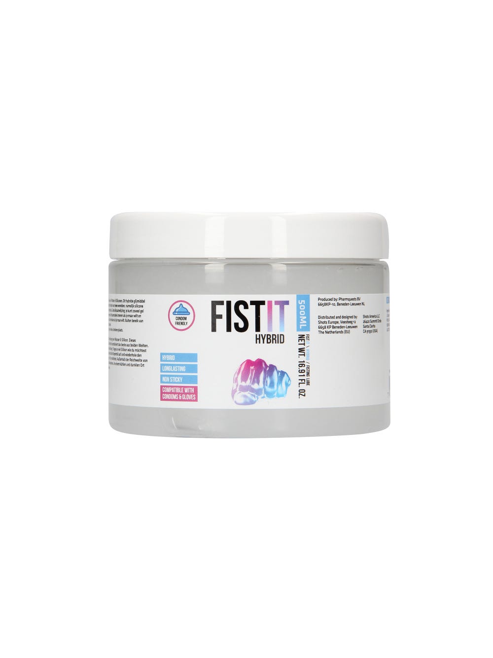 Lubrifiant Fisting Hybrid Pot de 500 ml main product photo