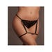 String Porte-Jarretelles Marie Noir