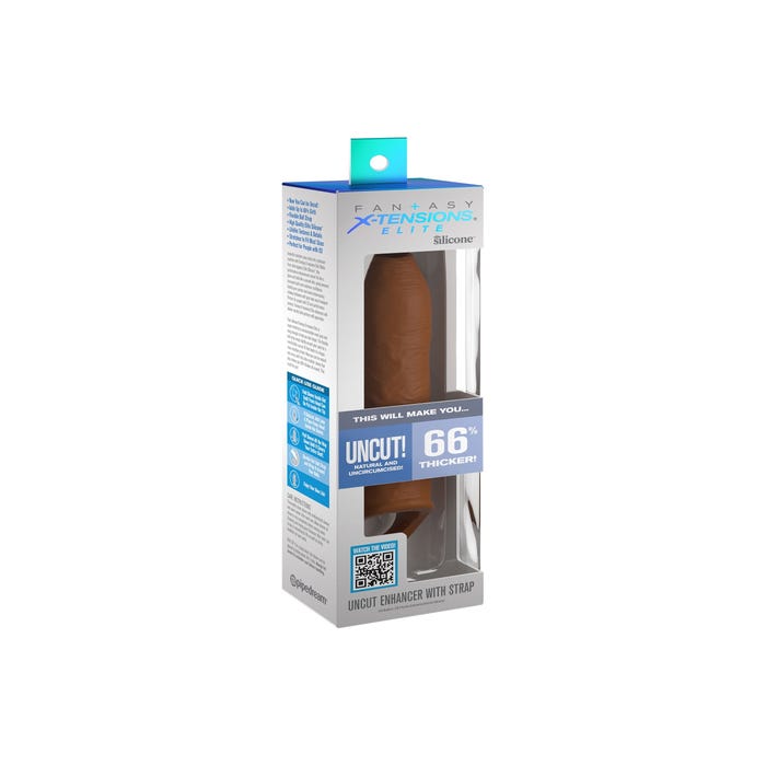 Gaine à Pénis Uncut Enhancer 17,8 cm Fantasy X-tensions Elite