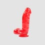Gode Ventouse avec Testicules Jelly Jewels 14,7 cm
